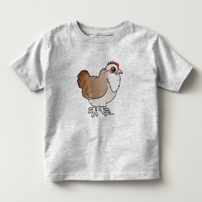 Faverolles Henne Kleinkind T-shirt (Vorderseite)