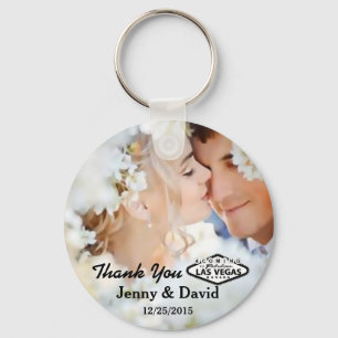Faveur de mariage de porte-clés personnalisée pa
