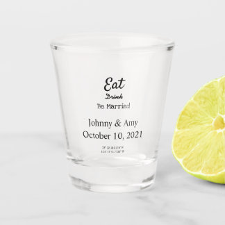 Faveur de mariage verre de tir