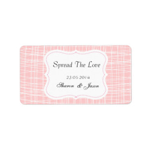 Faveurs Mariage Jam Jar Étiquettes Étaler L'Amour