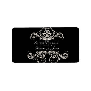 Faveurs Mariage Jam Jar Étiquettes Étaler L'Amour