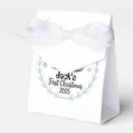 Favor Box-Baby's First Christmas Favor Boxes Geschenkschachtel
