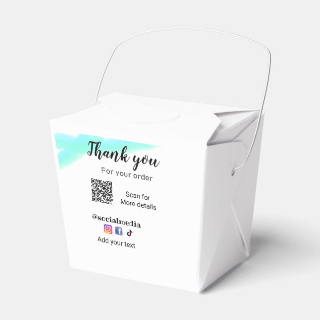 Favor Box Geschenkschachtel (Vorderseite)