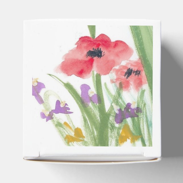 Favor Box Poppies Geschenkschachtel (Oben)