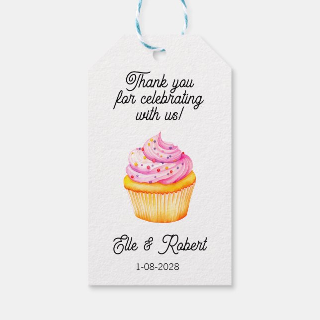 Favor Gift Tag Geschenkanhänger (Rückseite)