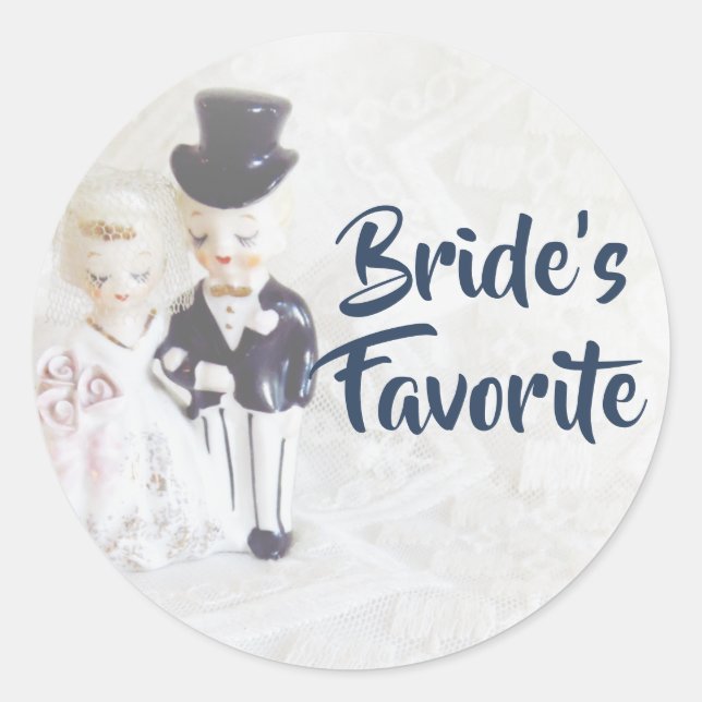 Favor Stickers - Le couple mignon préféré de la ma (Devant)