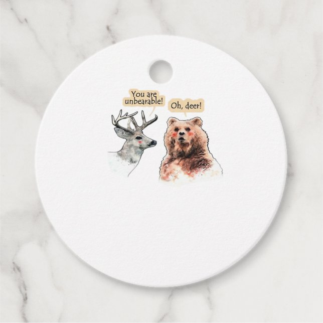 Favor Tags Geschenkanhänger (Vorderseite)