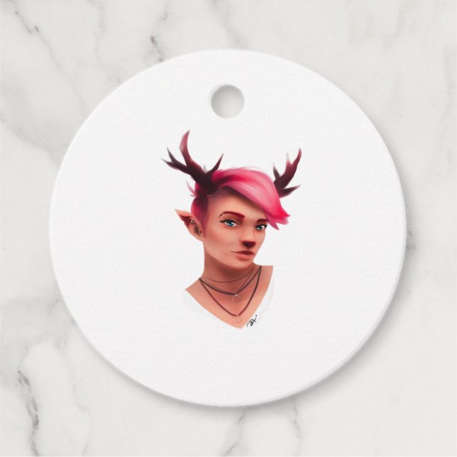 Favor Tags Geschenkanhänger (Vorderseite)