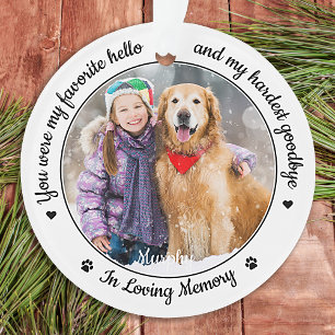 Favori Hello Hardest au revoir Photo Pet Memorial
