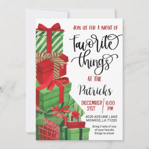 Favoris Fête Invitation