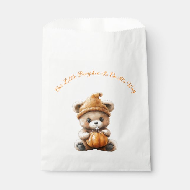 Favoriser les sacs - Baby shower d'automne Favoris (Devant)