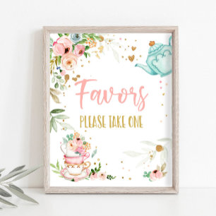 Favorisiert Tea Party Sweets Baby Brauende Babypar Poster