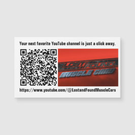 Favorit Youtube Channel QR Code Magnet