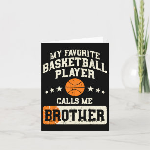 Favorite Bysketbyll Player Brother Family Byller B Karte