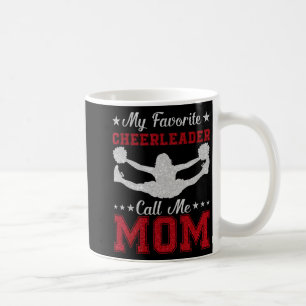 Favorite Cheerleader nennt mich Mama Cheer Mama Mu Kaffeetasse