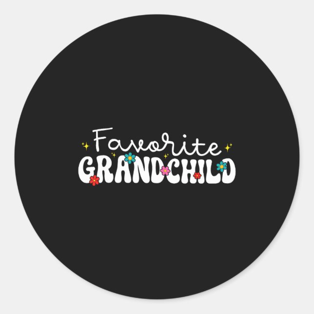 Favorite Granhild  Runder Aufkleber (Vorderseite)