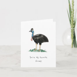 Favorite Grump Folded Note Card Karte