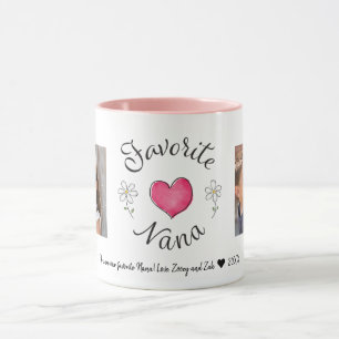 Favorite Nana 2 Foto Benutzerdefinierte Tasse