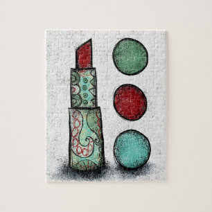 Favorite Red Lipstick Jigsaw Puzzle