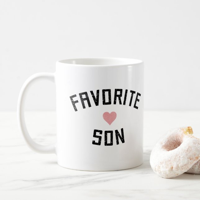 Favorite Son Family Wiedersehen Funny Gifts Kaffeetasse (Mit Donut)