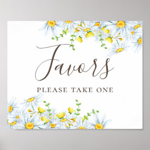 Favoriten. Aquarellfärbung. Blumenhochzeit Poster