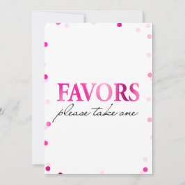 Favoriten-Brautparty-Signierung | Rosa Magenta Con Einladung