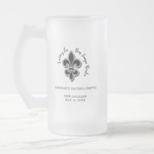 Favoriten für Schwarz und Weiß-Junggeselinnen-Absc Mattglas Bierglas