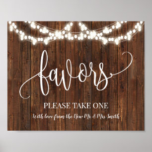 Favoriten Party Western Bridal Hochzeitssymbol Poster