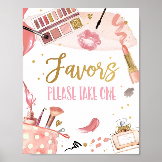 Favoriten Wellness-Center Party Makeup Glamour Gir Poster (Vorne)