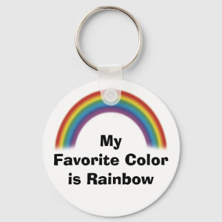 Favoritenfarbe ist Rainbow-Schlüsselanhänger Schlüsselanhänger