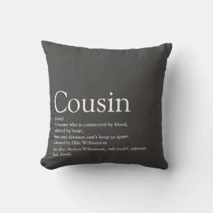 Favoritenklasseffekt für jeden Cousin Kissen
