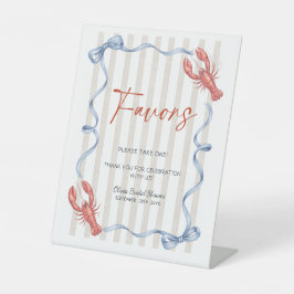 Favors She’s a Catch Coastal Bridal Shower Sockelschild