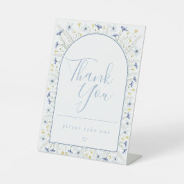 Favors Table Sign Sockelschild