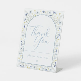Favors Table Sign Sockelschild