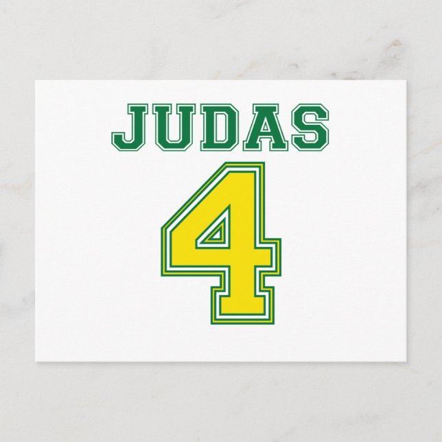 Favre Judas Postkarte (Vorderseite)