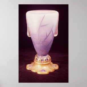 Favrile Vase mit ormolu Basis Poster