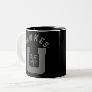 FawkesU Gray Face Zwei-Tone-Tasse Zweifarbige Tasse