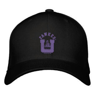 FawkesU Gray Skyline Brain Cap Bestickte Baseballkappe