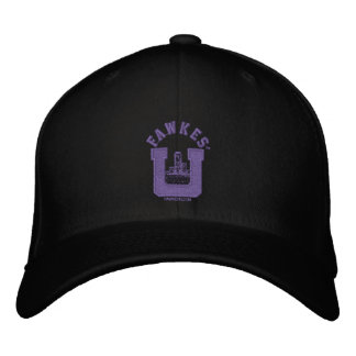 FawkesU Gray Skyline Brain Cap Bestickte Baseballkappe