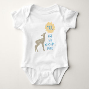 Fawn Baby Deer Sie sind mein Sonnenschein Strampler