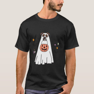 Fawn Boxer Boo Ghost Dog Lover Halloween Kostüm T T-Shirt