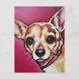 Fawn Chihuahua 2 Postkarte