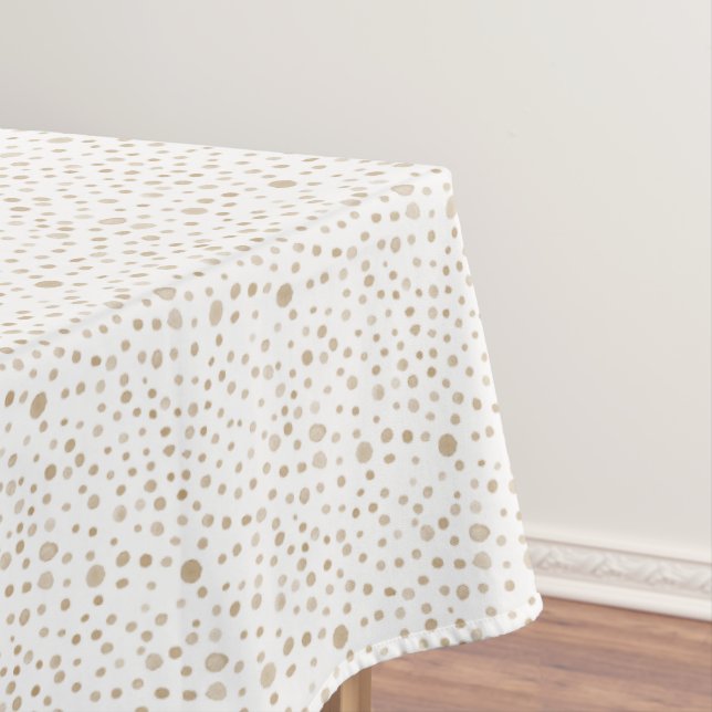 Fawn Confetti Aquarelltuch Tischdecke (Beispiel)