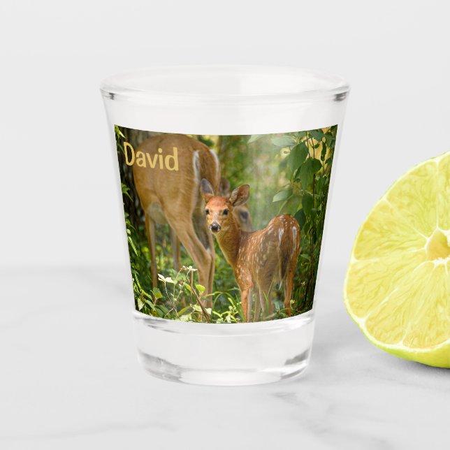 "Fawn" Drink Shot Glass Schnapsglas (Vorderseite)