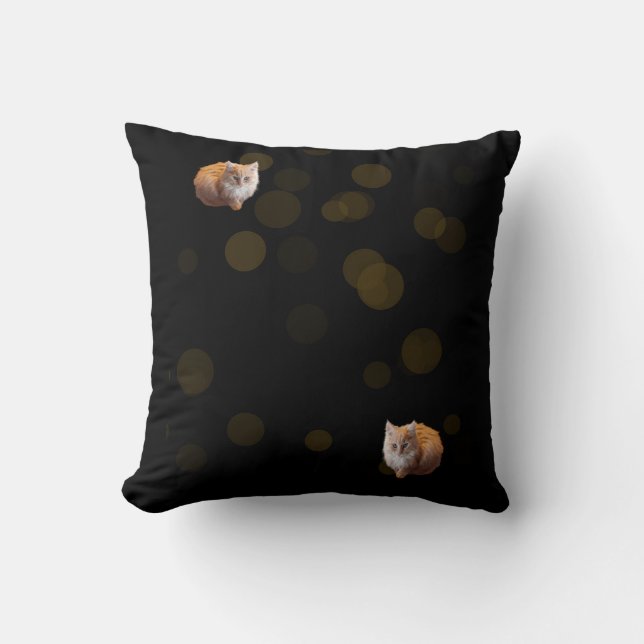 Fawn Fluffy Kittens, Cushion Kissen (Vorderseite)