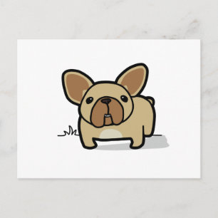 Fawn Frenchie Postkarte