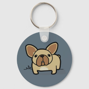 Fawn Frenchie Schlüsselanhänger