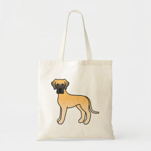 Fawn Great Dane Niedlich Cartoon Dog Tragetasche