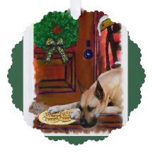 Fawn Great Dane Weihnachten