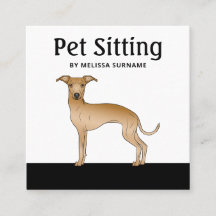 Fawn Italian Greyhound Dog - Sitzdienste für Haust